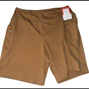 NWT Gradual Women's High Waist Tan Shorts